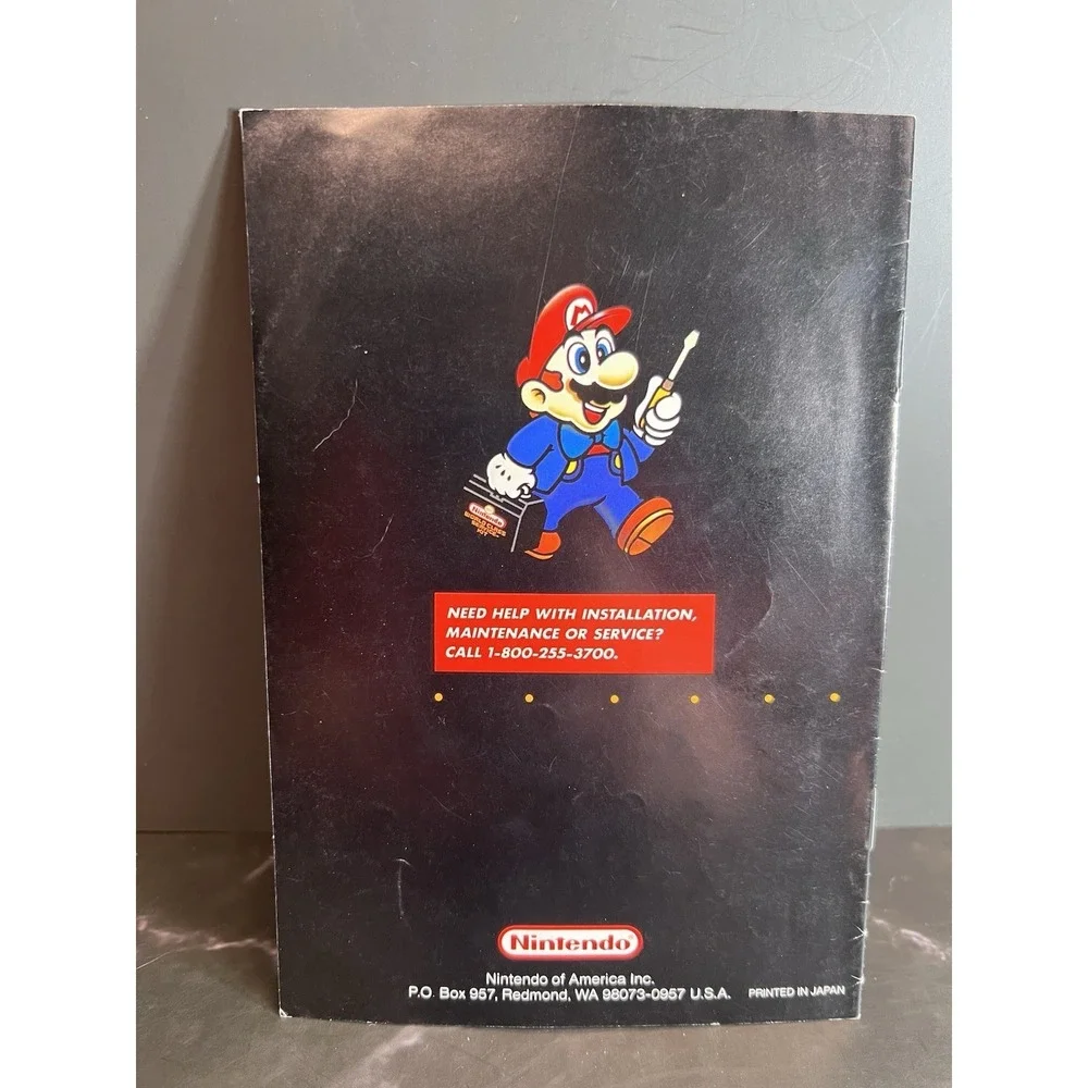 SNES Super Nintendo Mouse Controller‎ INSTRUCTION MANUAL Sns-a-hm(usa)-1